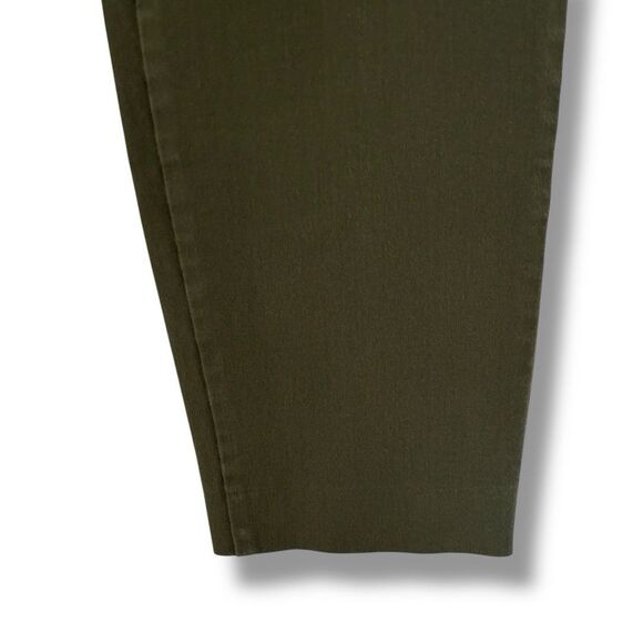 Old Navy Womens Size 2 Olive Green Pixie High Rise Khaki Pants - Picture 3 of 9